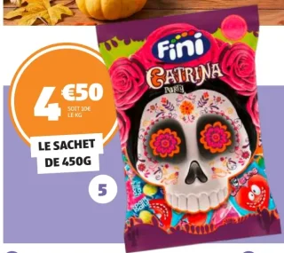 Sachet de bonbons Fini Catrina Party