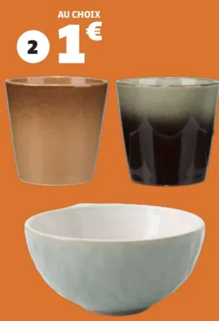 GiFi Mug 200ml ou bol Ø9,5x5cm au choix
