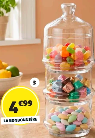 GiFi Bonbonnière x3 empilable
