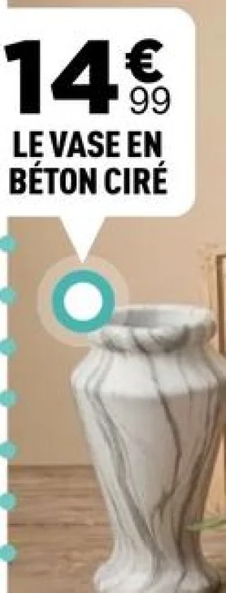 LE VASE EN BÉTON CIRÉ