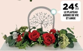 Le plateau arbre de vie et ange