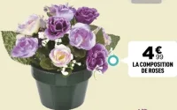 La composition de roses