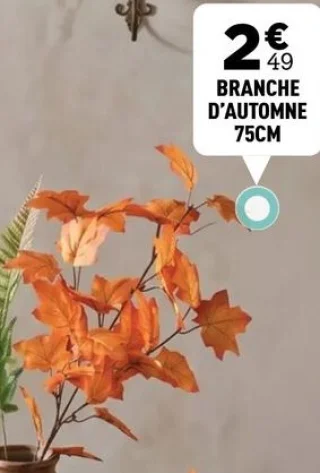 Branche d'automne 75cm