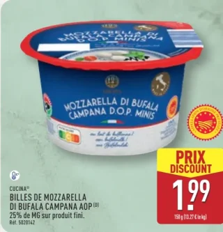 Cucina Billes de Mozzarella di Bufala Campana AOP