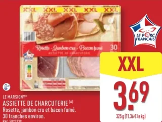 Assiette de charcuterie XXL Le Marsigny