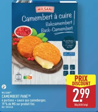Camembert pané Milsani
