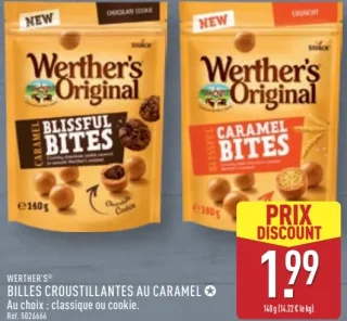 WERTHER'S® BILLES CROUSTILLANTES AU CARAMEL