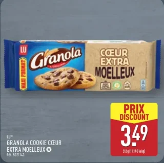 LU® GRANOLA COOKIE CŒUR EXTRA MOELLEUX