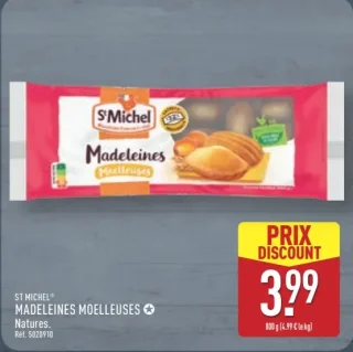 ST MICHEL® MADELEINES MOELLEUSES Natures.