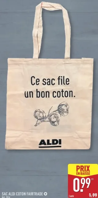 SAC ALDI COTON FAIRTRADE