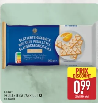 Cucina Feuilletés à l'abricot
