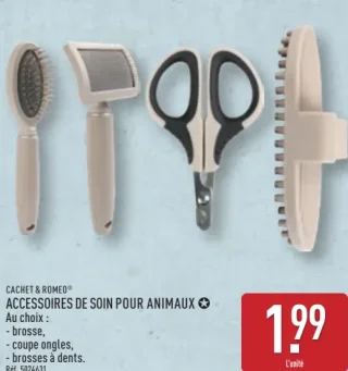 CACHET & ROMEO® ACCESSOIRES DE SOIN POUR ANIMAUX