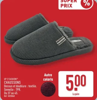 Chaussons UP 2 FASHION®
