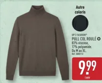 UP 2 FASHION® PULL COL ROULÉ