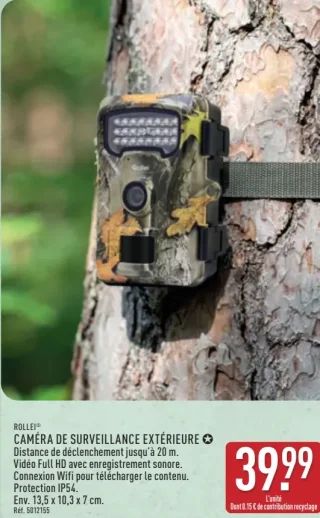 ROLLEI® CAMÉRA DE SURVEILLANCE EXTÉRIEURE