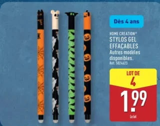 Home Creation Stylos gel effaçables