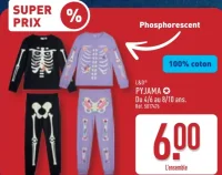 Pyjama phosphorescent L&D