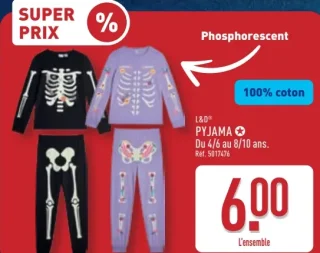 Pyjama phosphorescent L&D