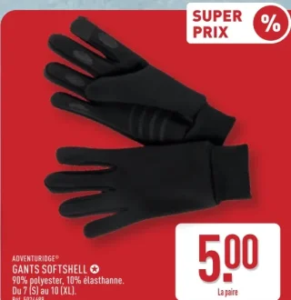 Gants softshell ADVENTURIDGE®