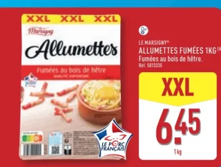 Le Marsigny Allumettes Fumées 1kg