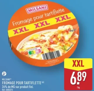 Milsani Fromage pour Tartiflette XXL