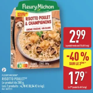 Fleury Michon Risotto Poulet & Champignons