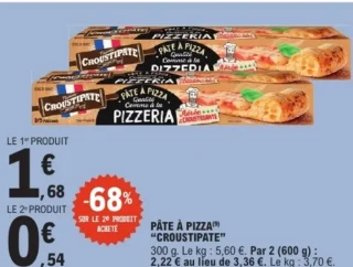 PÂTE À PIZZA "CROUSTIPATE"
