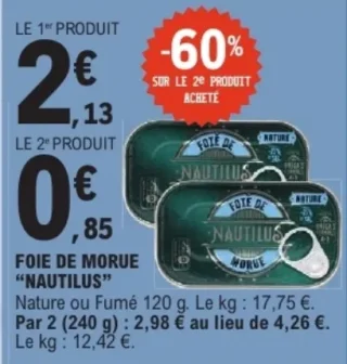 Foie de Morue "Nautilus"