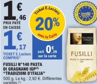Fusilli N°140 Pasta di Gragnano IGP "Tradizioni d'Italia"