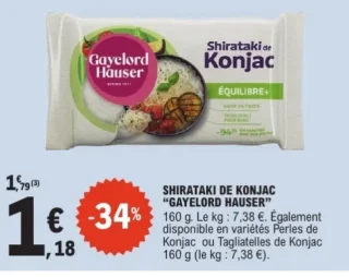 Shirataki de Konjac Gayelord Hauser