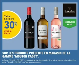 Produits de la gamme "Mouton Cadet"