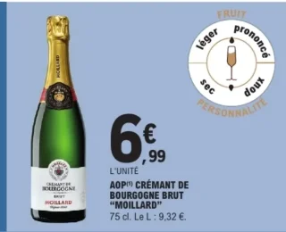 AOP Crémant de Bourgogne Brut "Moillard"