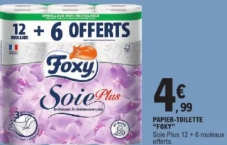 Papier-toilette Foxy Soie Plus
