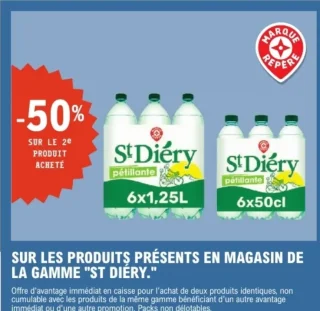 Eau pétillante St Diéry