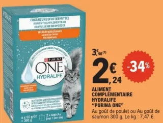 Aliment complémentaire Hydralife "Purina One"