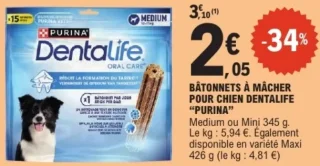 Bâtonnets à mâcher pour chien Dentalife "Purina"