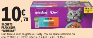 Sachets fraîcheur "Whiskas" Duo