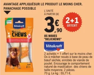Os noues "Delichews" Vitakraft