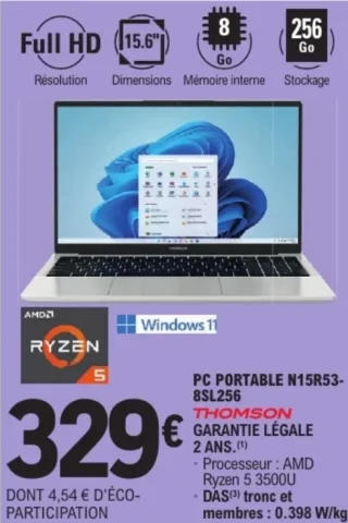 PC Portable Thomson N15R53-8SL256
