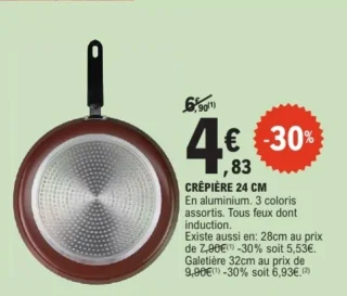Crêpière 24 cm