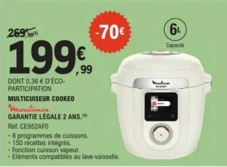 Multicuiseur Cookeo Moulinex CE952AF0