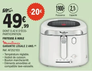 Friteuse à huile Moulinex AF2521E0