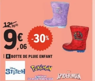 BOTTE DE PLUIE ENFANT