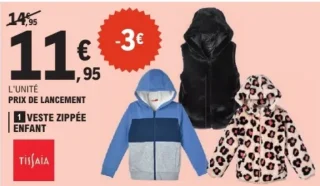 VESTE ZIPPÉE ENFANT Tissaia