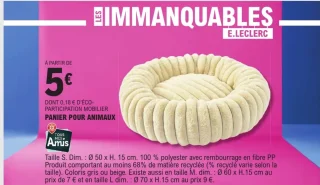 Panier pour animaux Tous mes Amis