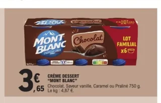 Crème dessert