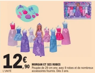 Morgan et ses robes poupée Kidway
