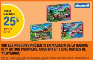 Gamme City Action Pompiers, Country et I Love Horses de Playmobil