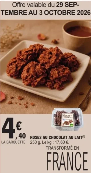 Roses au Chocolat au Lait