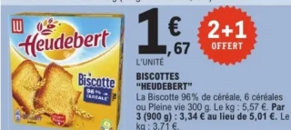 Biscottes Heudebert